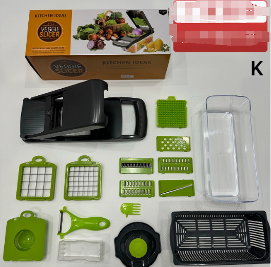 14-in-1 Vegetable Chopper & Slicer Set | Quick-Prep Kitchen Cutter