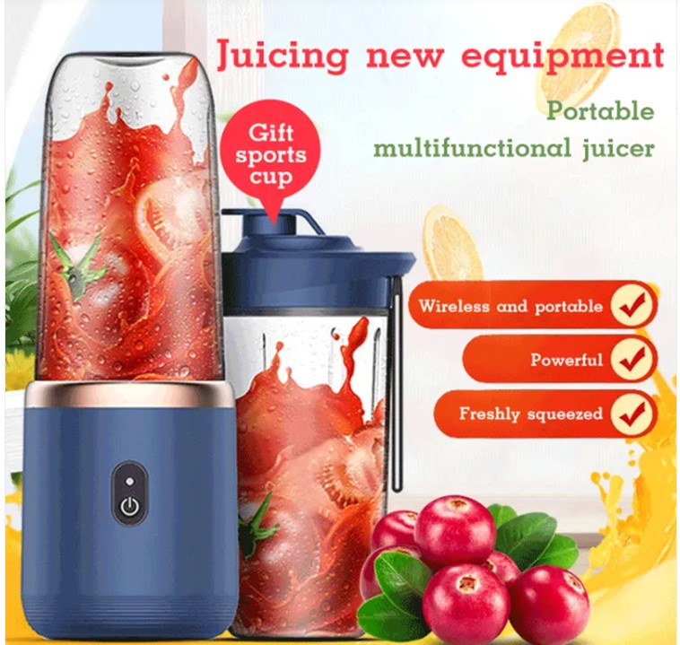 BlendGo Portable Blender | 6-Blade USB Smoothie Maker